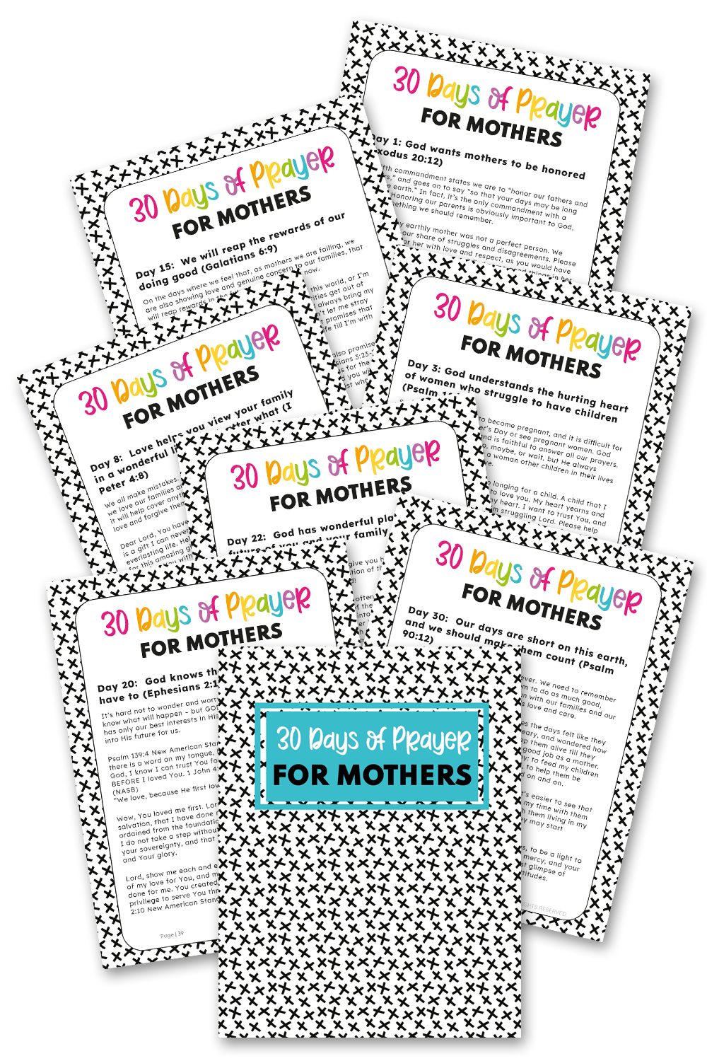 30 Days of Prayer for Mothers Binder {64 Pages} – Sarah Titus