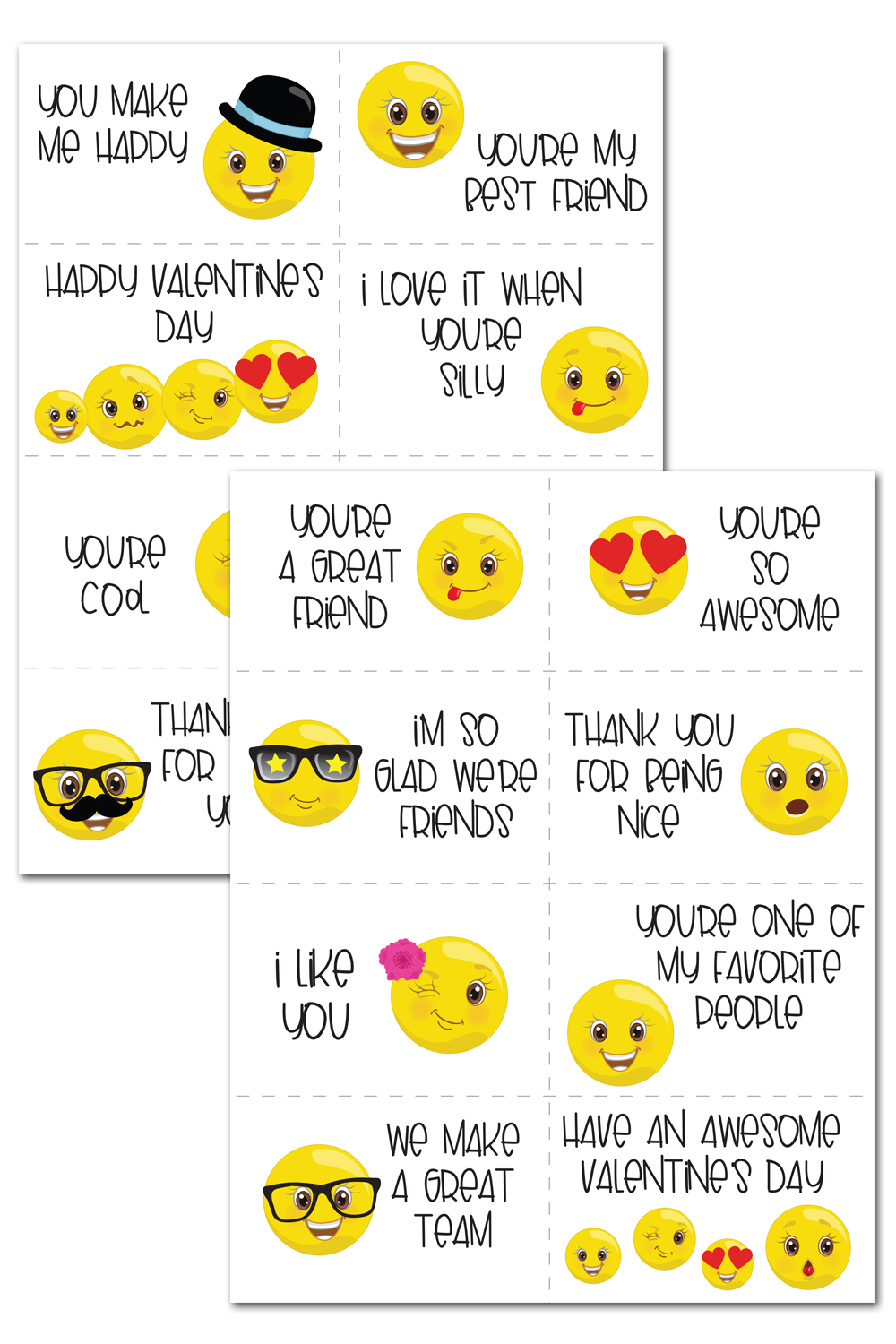 Emoji Valentine's Day Cards – Sarah Titus