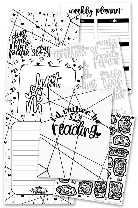 Book Lovers Planner Pack