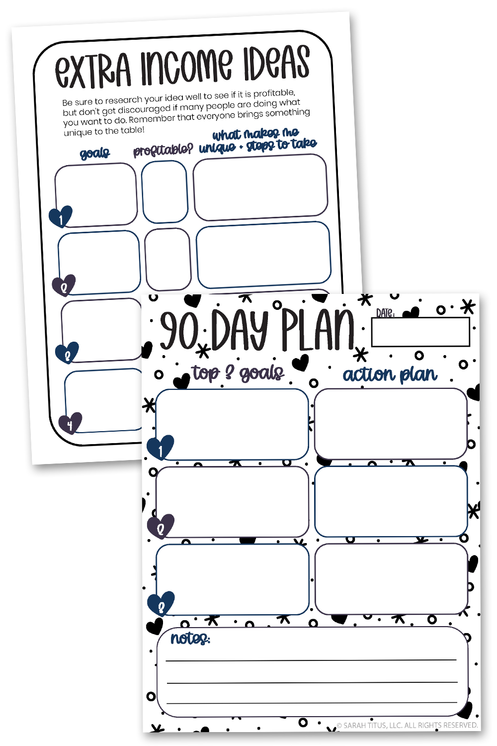 Christian New Year's Planner Printable