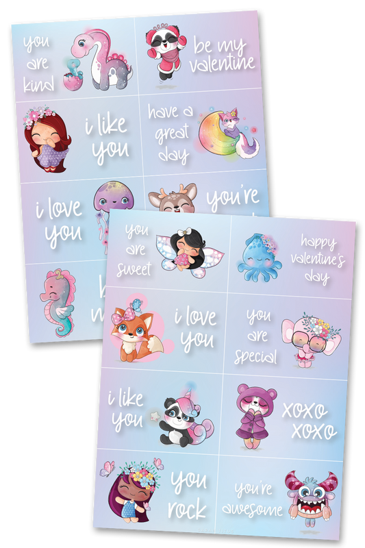 Cute Kids Valentine's Cards