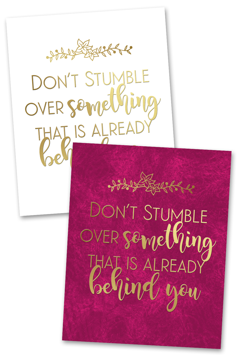 Don't Stumble Wall Art – Sarah Titus