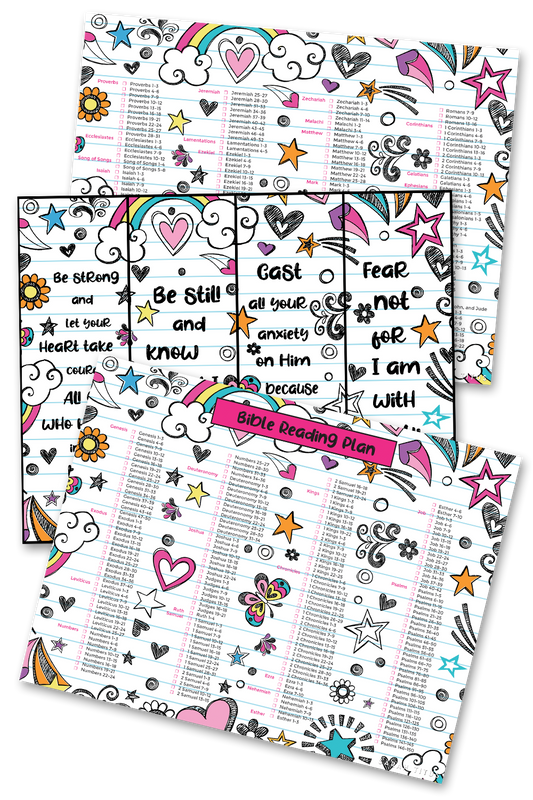 Doodles Bible Reading Plan + Bookmarks