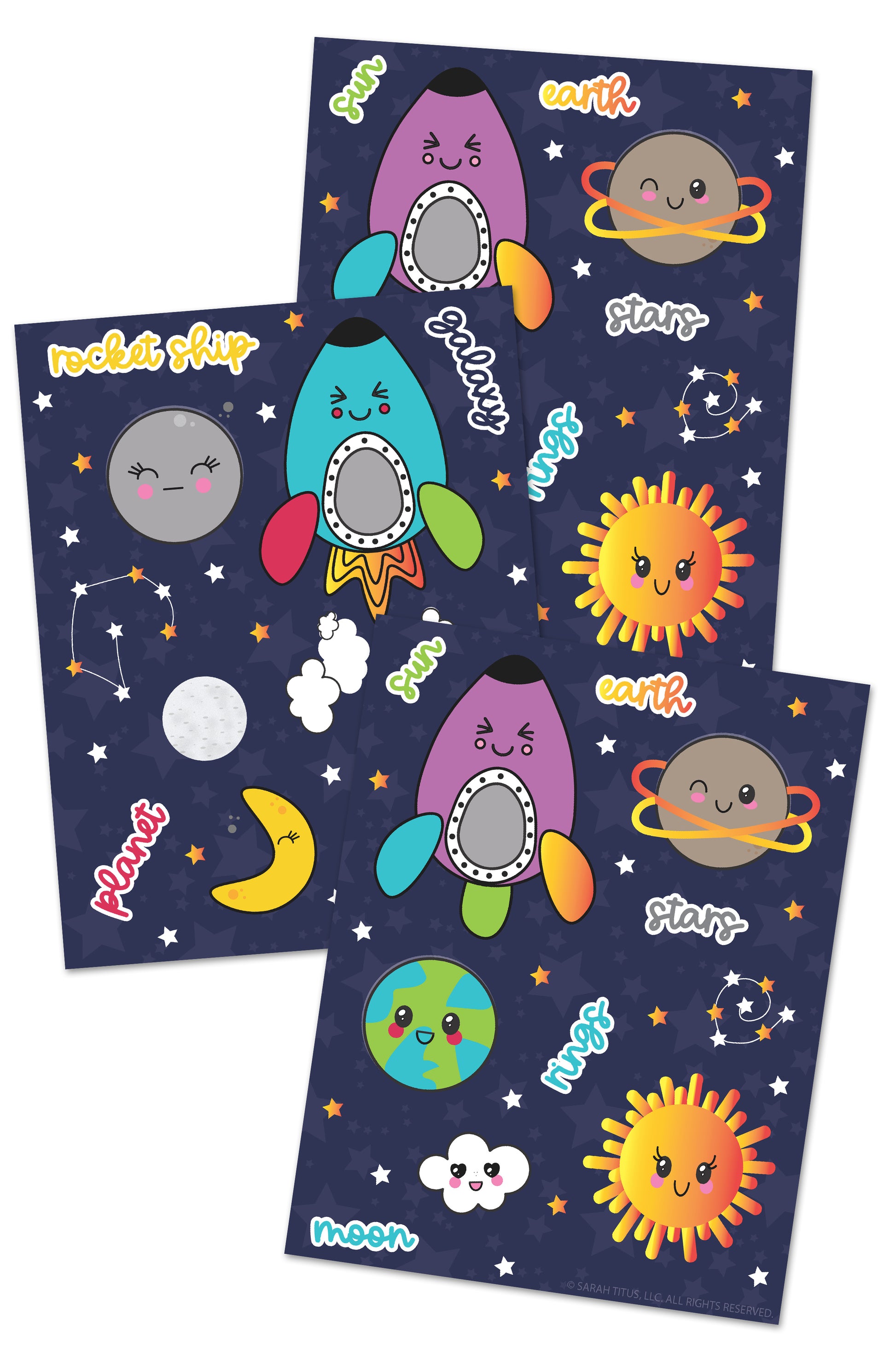 God Created the Universe Stickers 