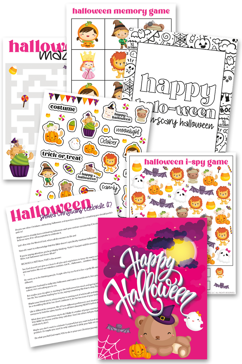 Halloween Kids Activities Pack {25 Pages} Sarah Titus