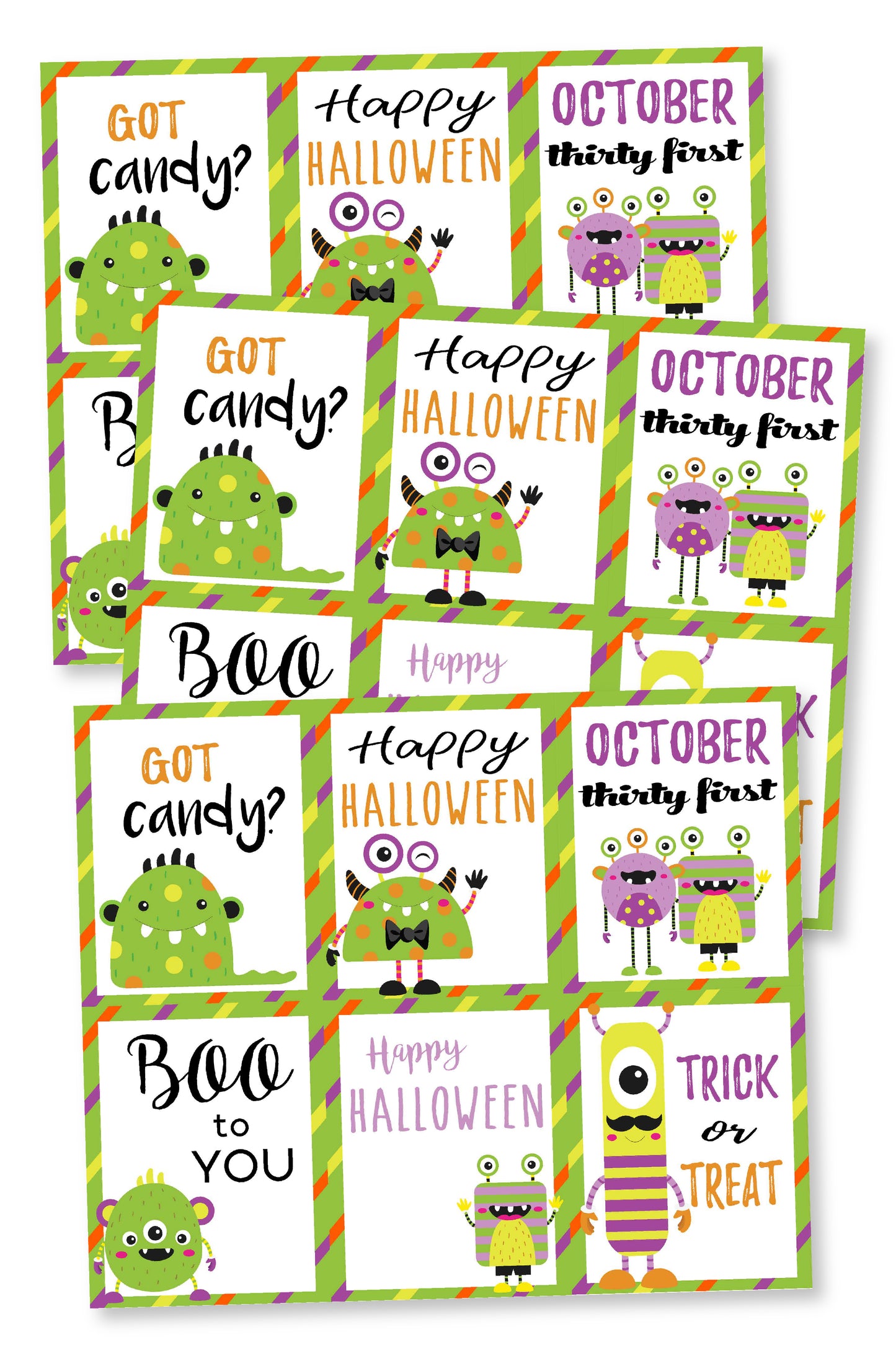 Halloween Printable Cards