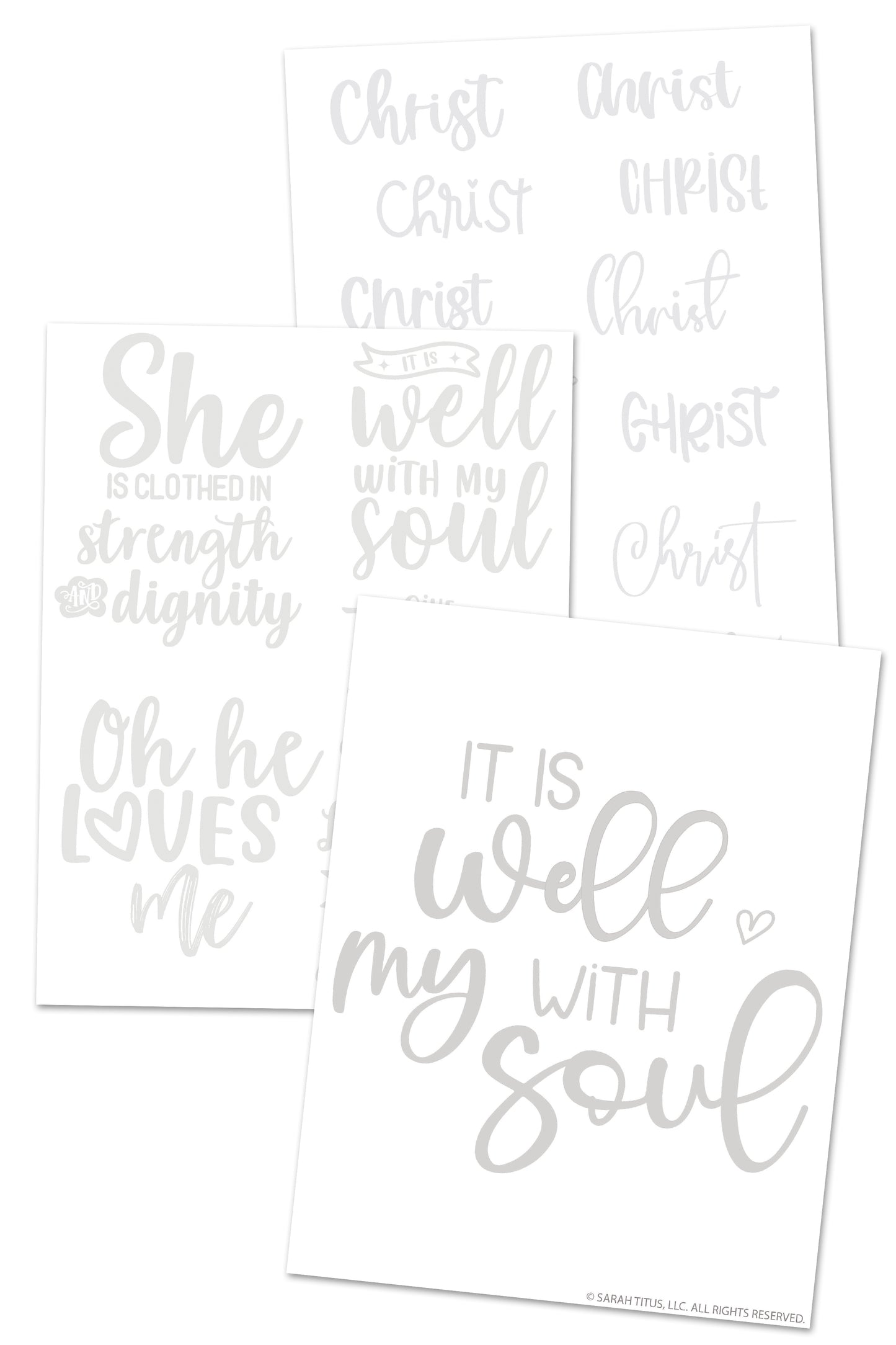 Hand Lettering for Christ