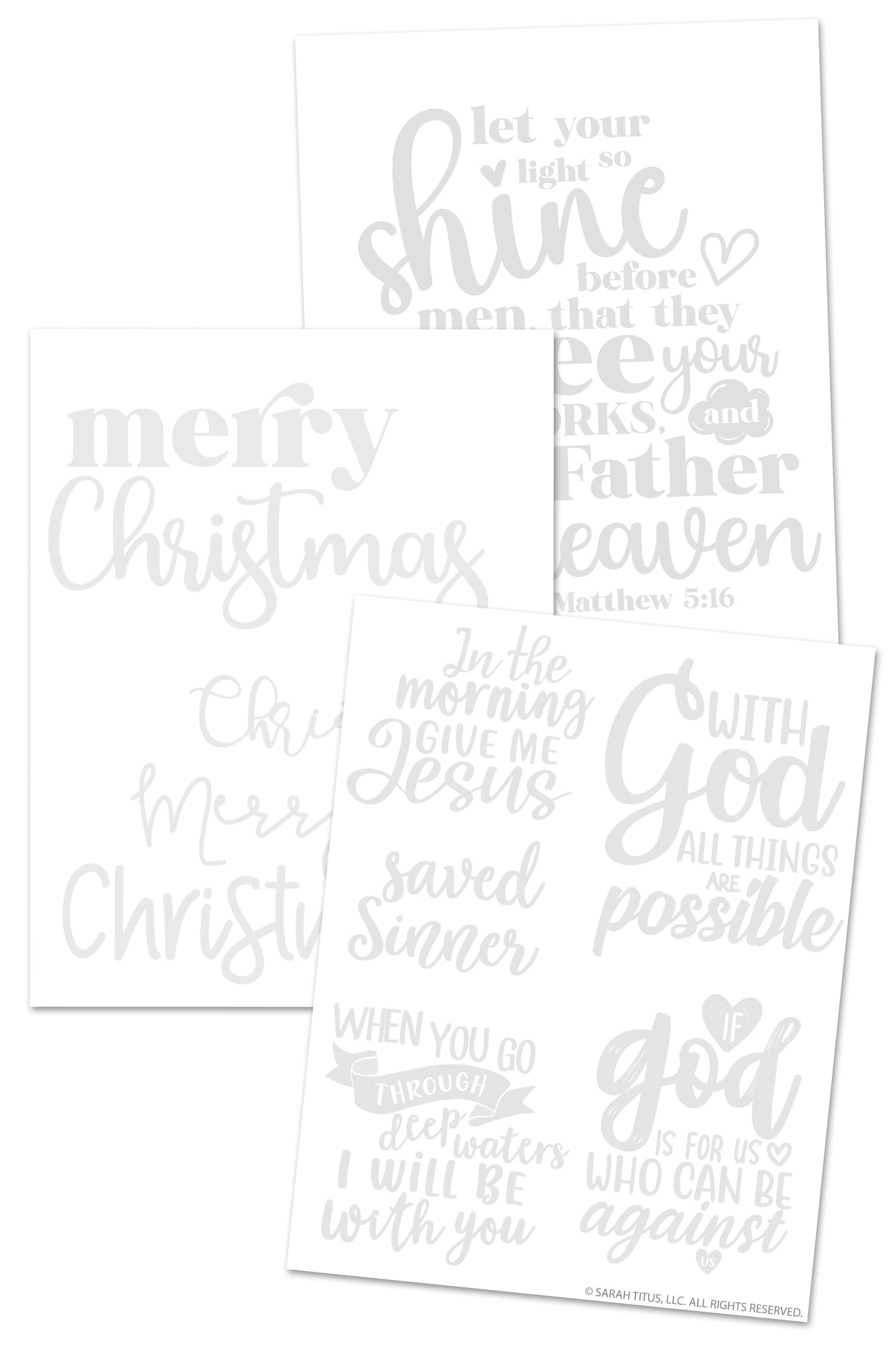 Hand Lettering for Christ