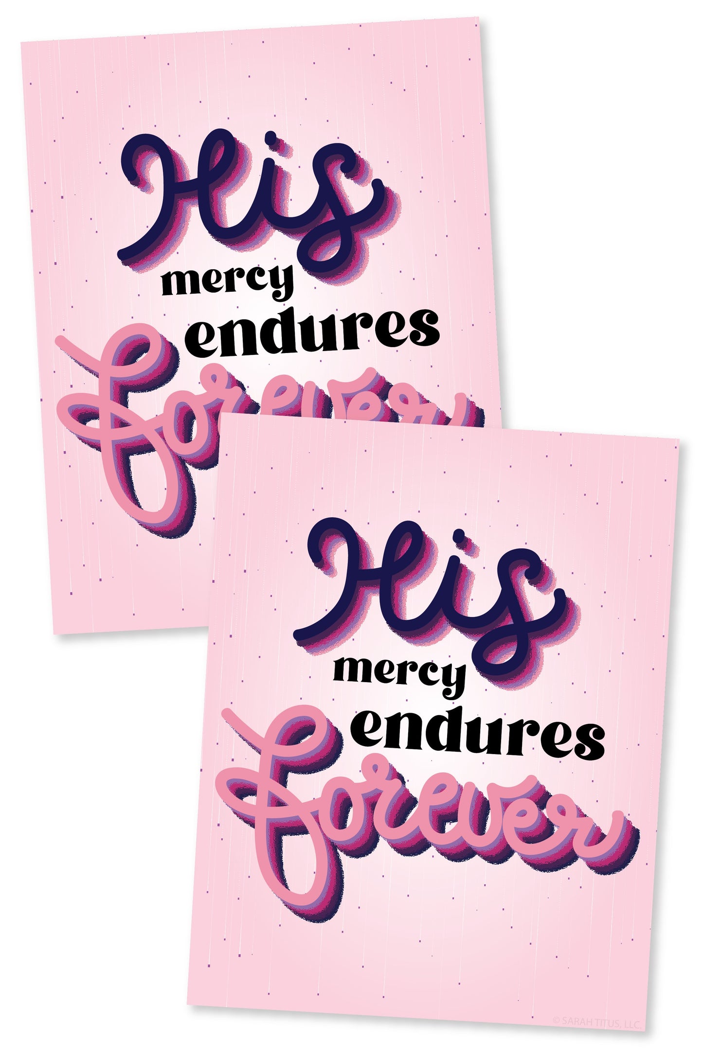 His Mercy Endures Forever Wall Art