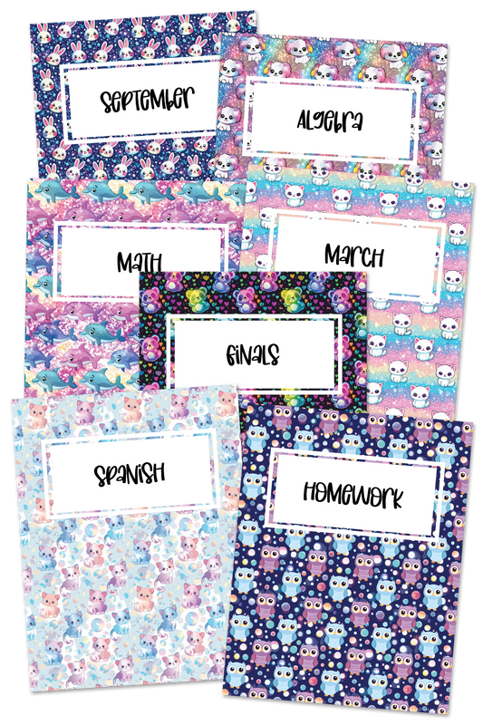 School Binder Covers & Dividers {50 Pages}