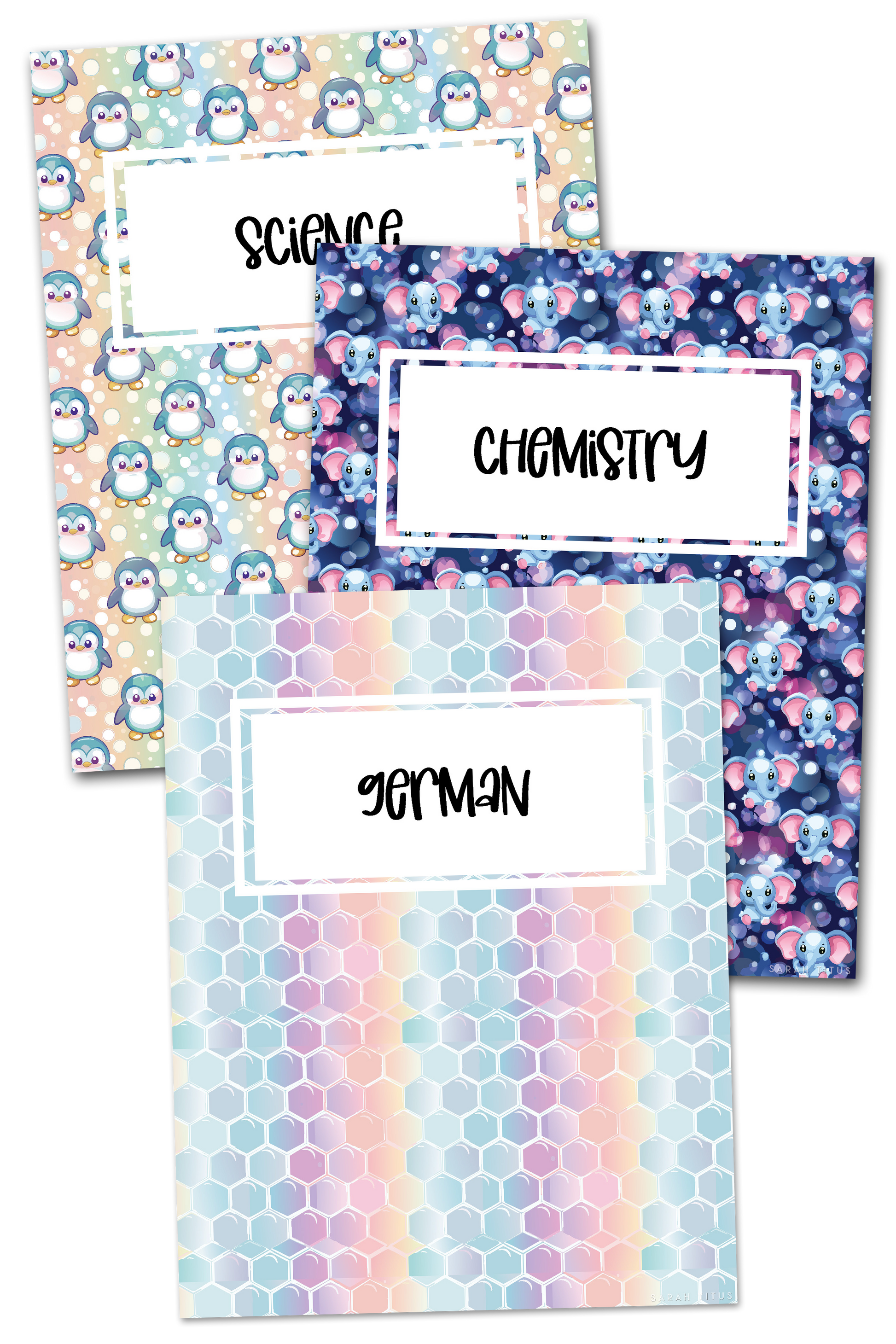 School Binder Covers & Dividers