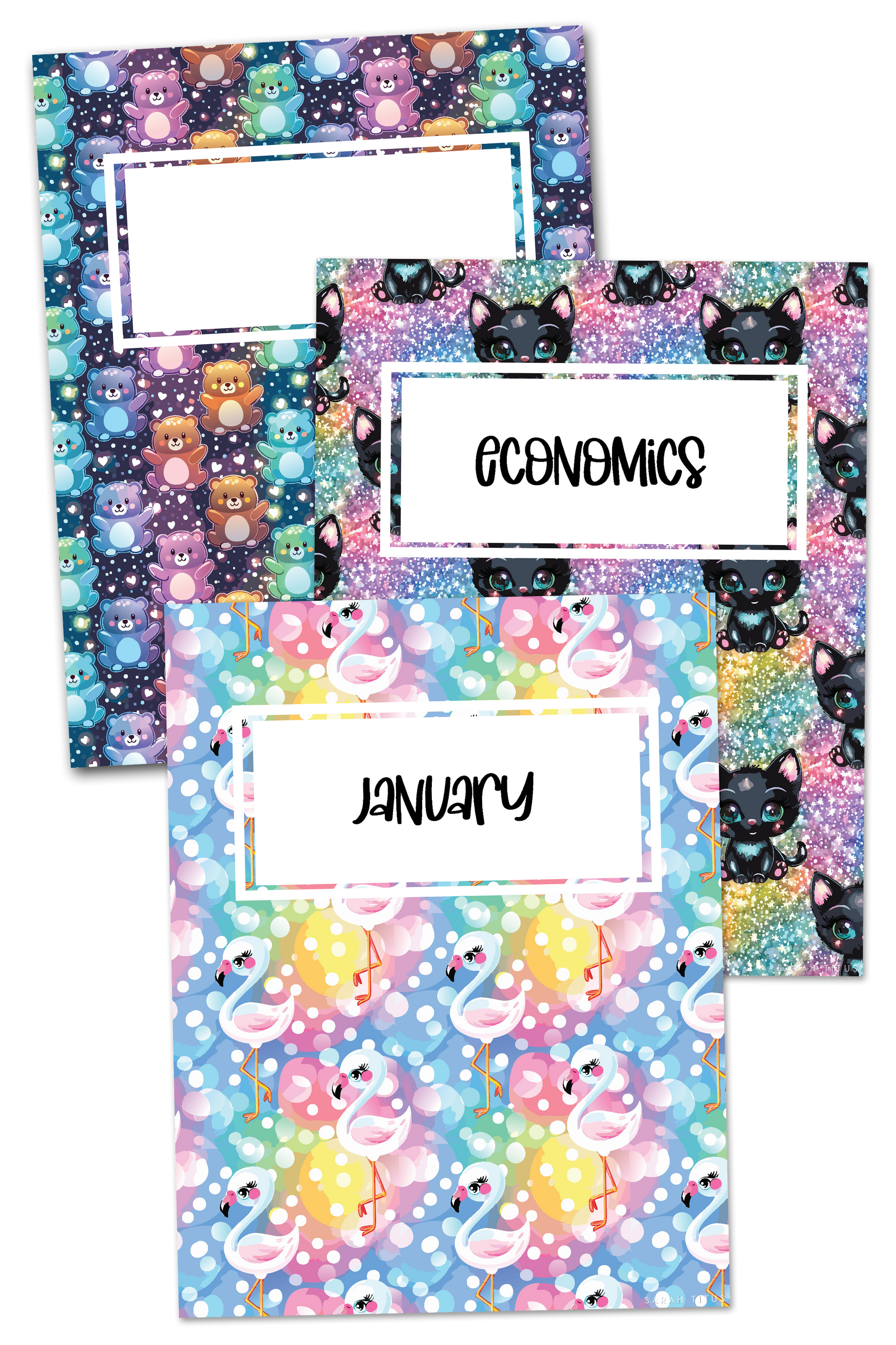 School Binder Covers Dividers Printables Sheets