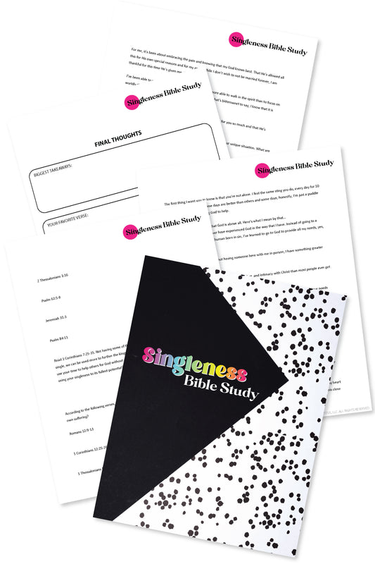 Singleness Bible Study {9 pages}