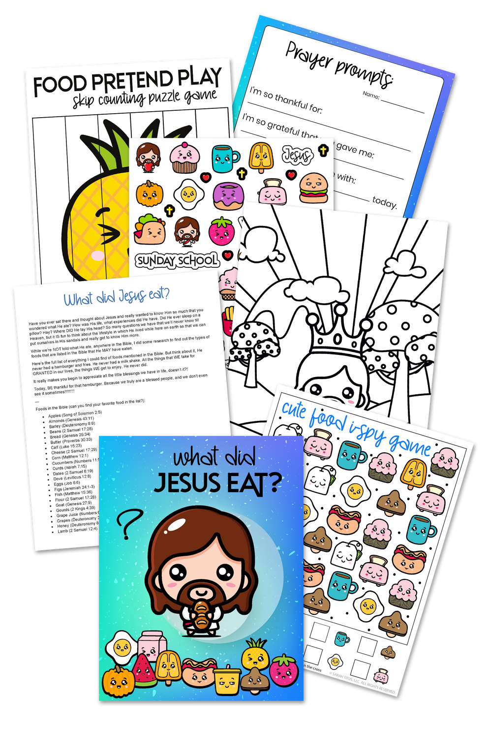 what-did-jesus-eat-kids-activities-pack-30-pages-sarah-titus