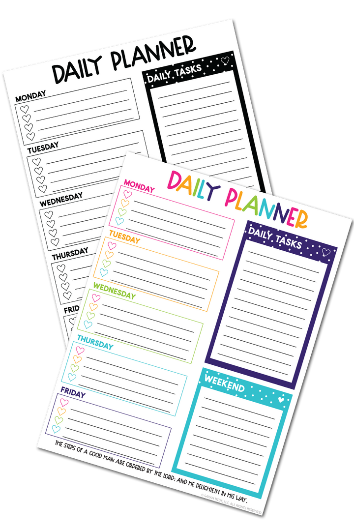 Planner Pages – Sarah Titus