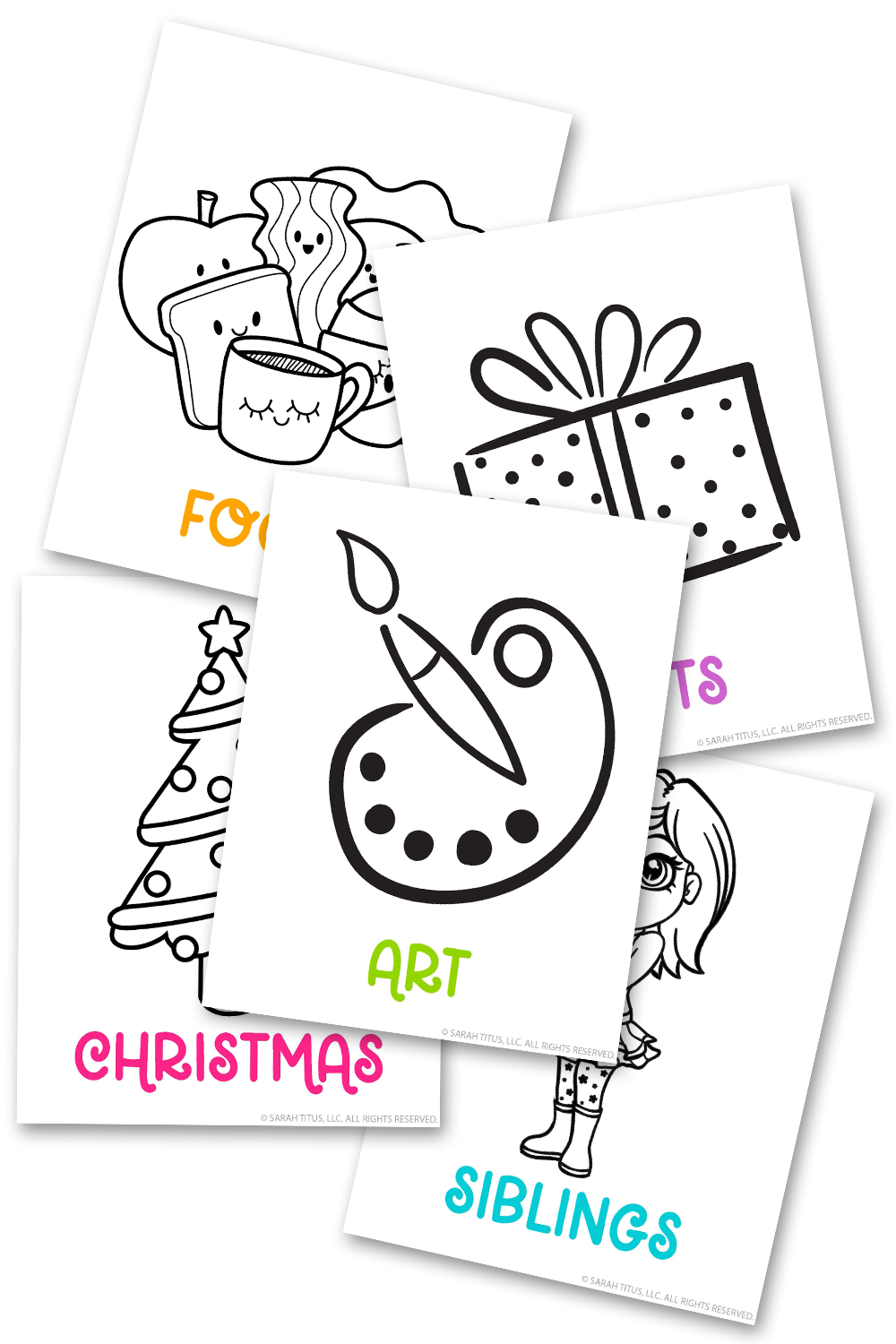Printable Christmas Presents Coloring Page for Kids #2 – SupplyMe